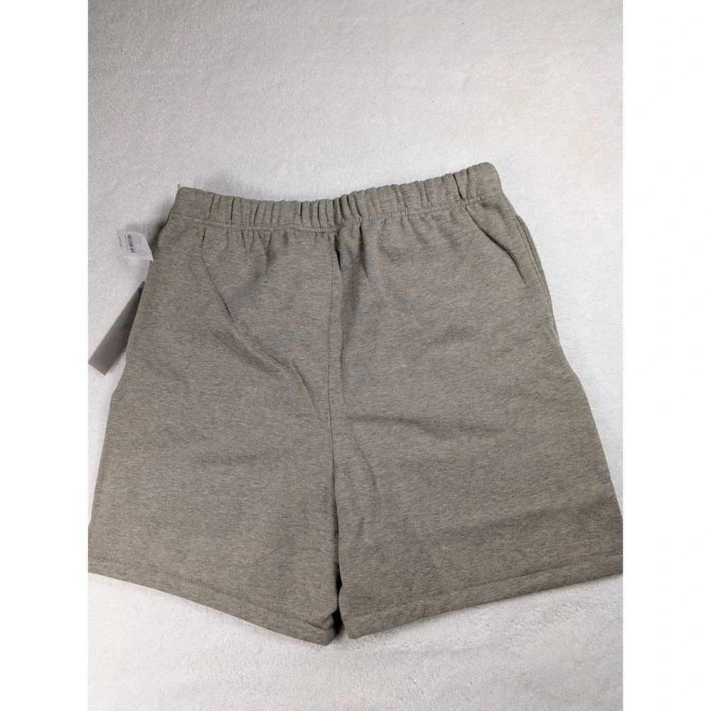 Fear of God Essentials Sweat Shorts Dark Oatmeal Mens Medium New NWT 0217-462